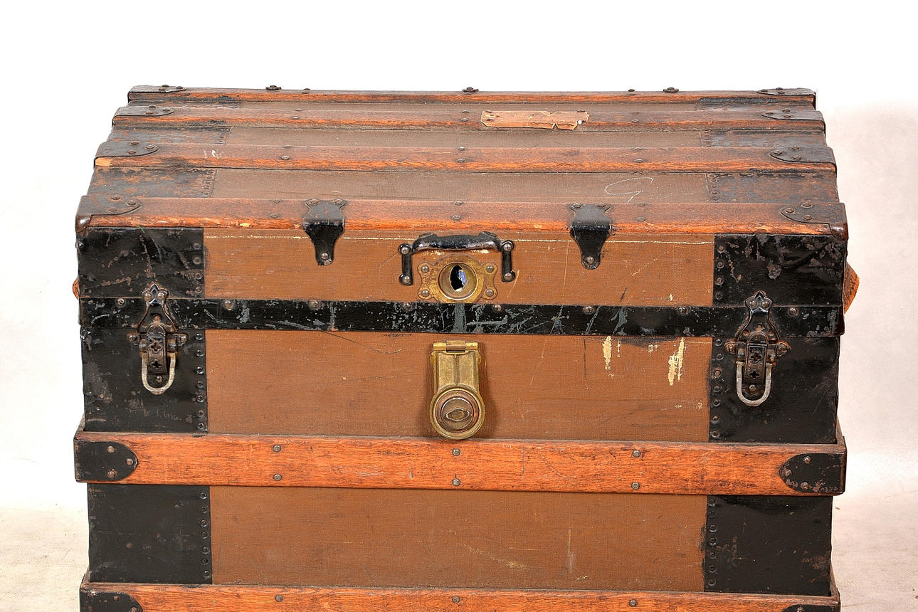 KISTA, metall/trä, 1800-tal.