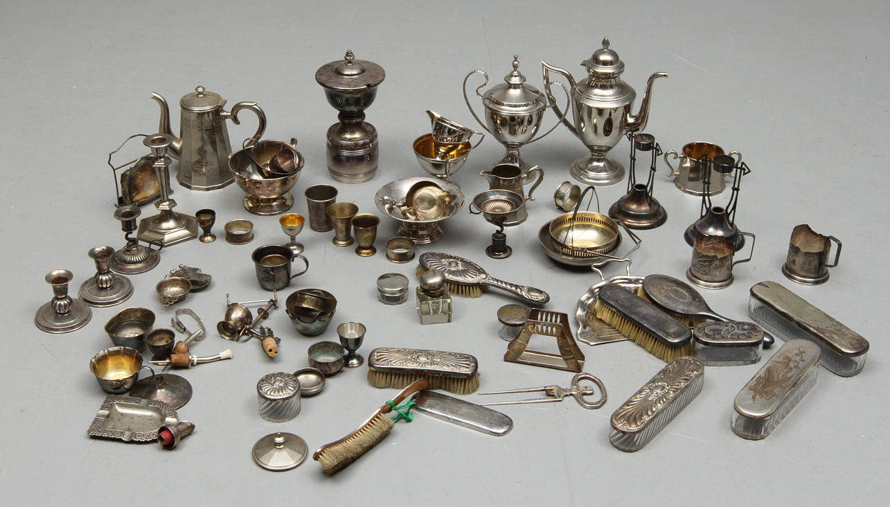 PARTI DIVERSE NYSILVER MED MERA, 1900-tal.