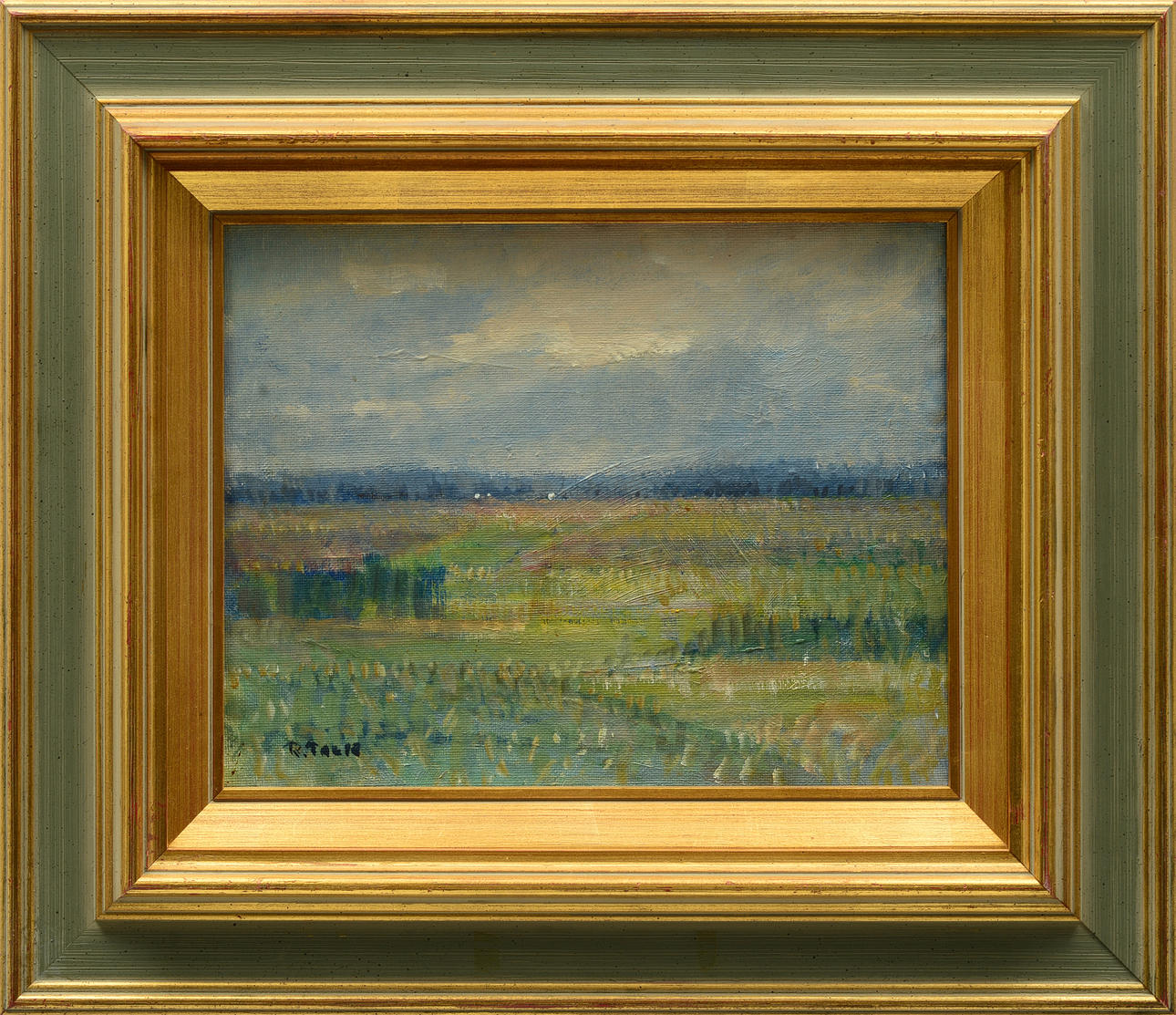 RAGNAR FALK. olja på pannå, sign.