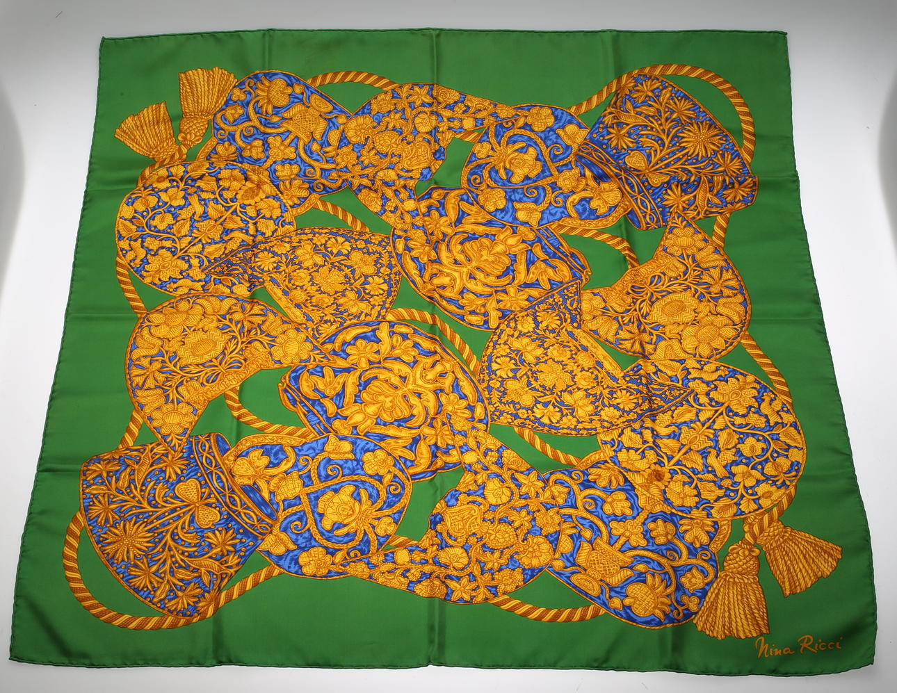 SCARF, silk, Nina Ricci.