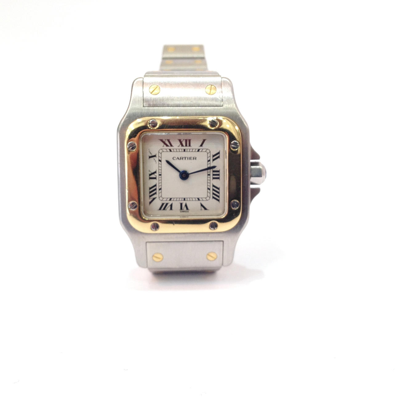 CARTIER SANTOS GALBEE DAMKLOCKA.