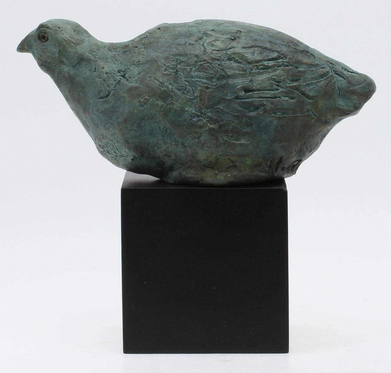 HENRIK ALLERT. Skulptur, brons, signerad.