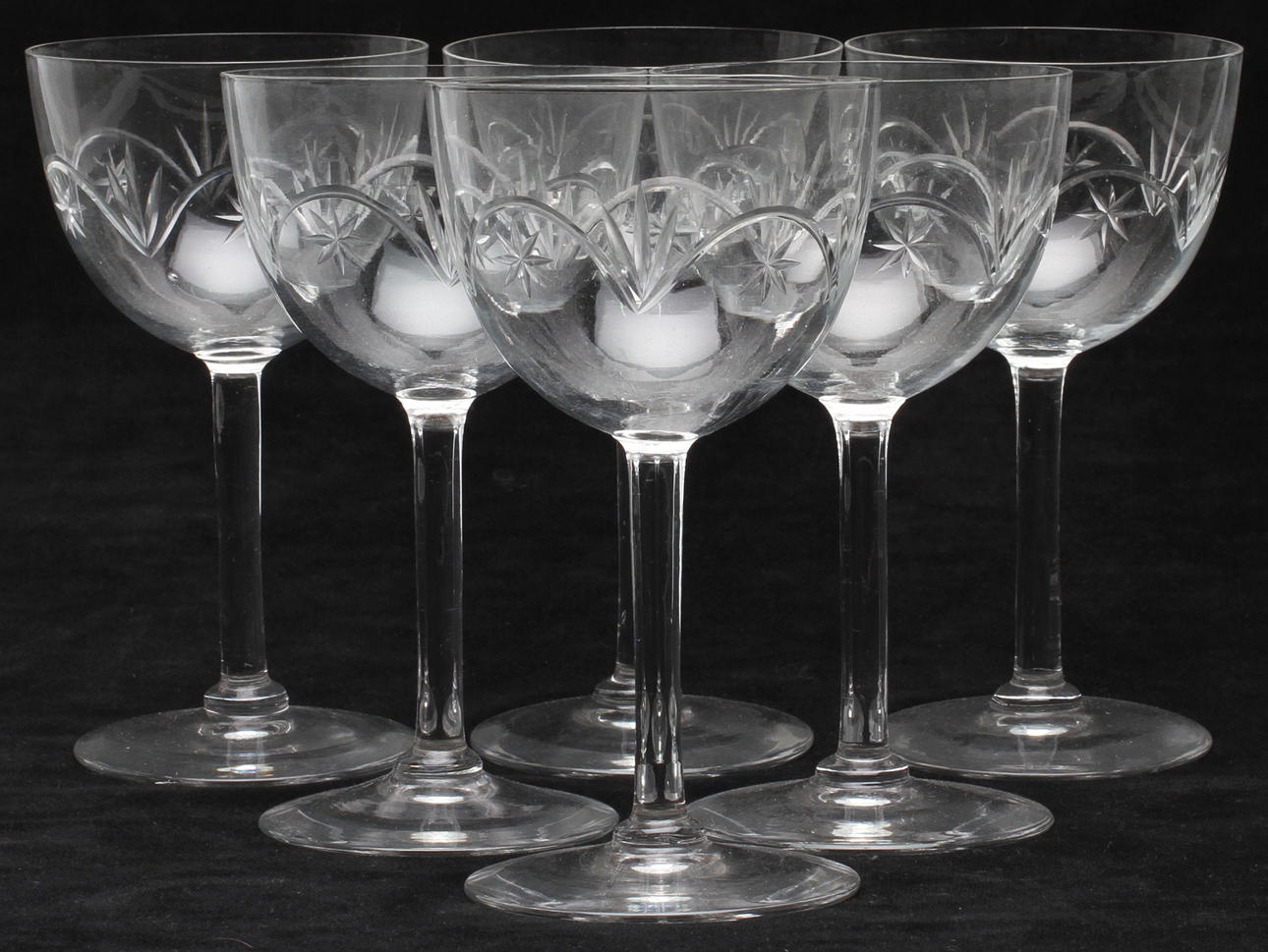 VINGLAS, 6 st, 1900-tal.