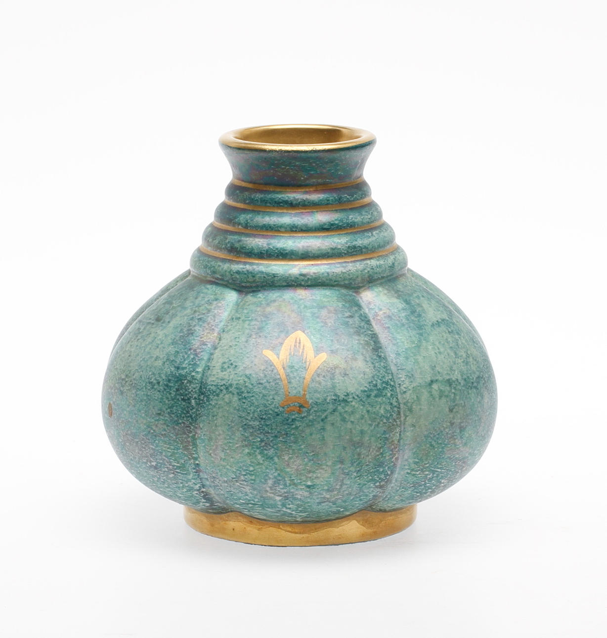 VAS, flintgods, Josef Ekberg, Gustavsberg, sign.