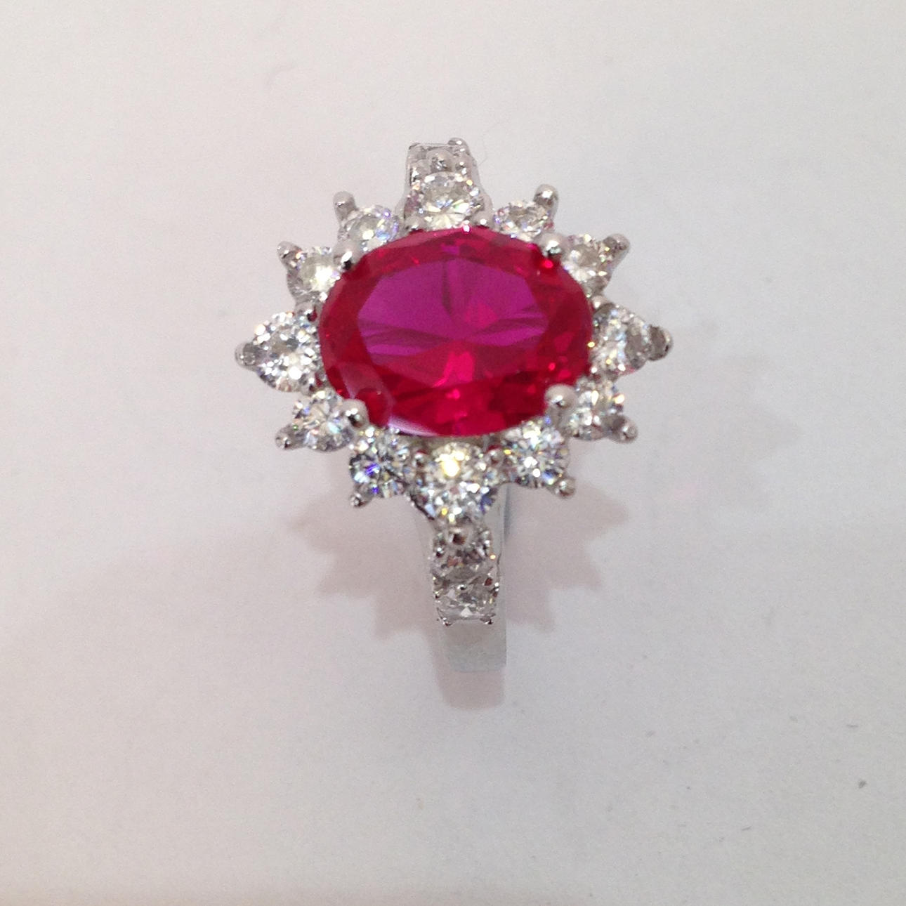 SILVER KLUSTER RING.