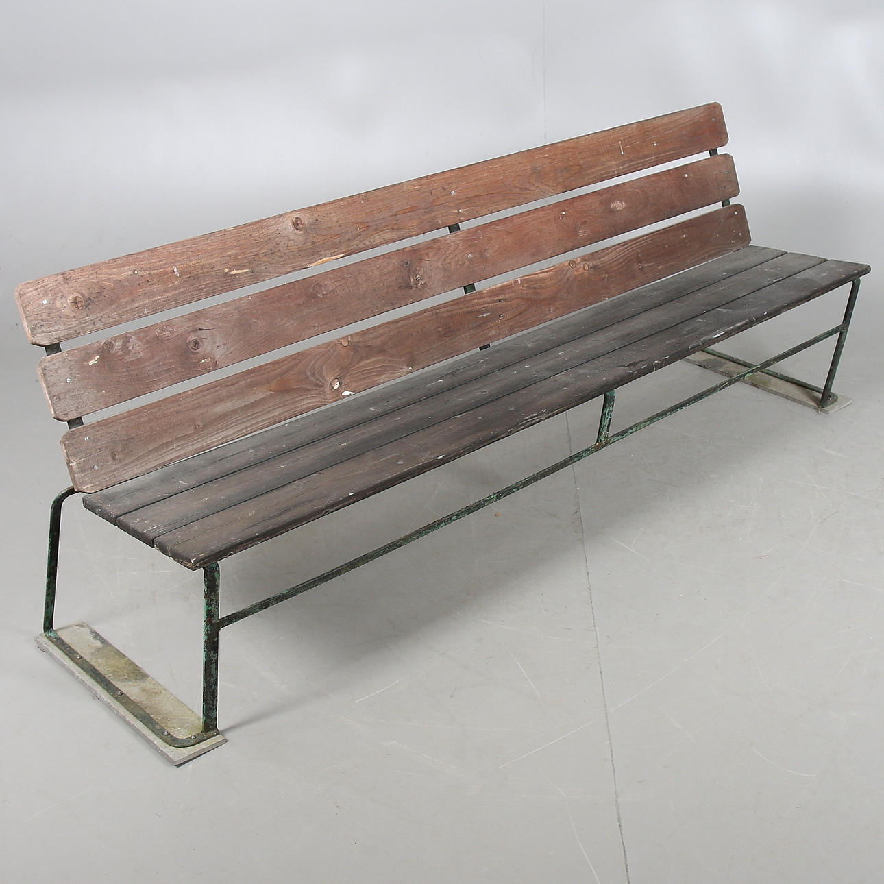 PARKSOFFA trä/metall, 1900-tal.