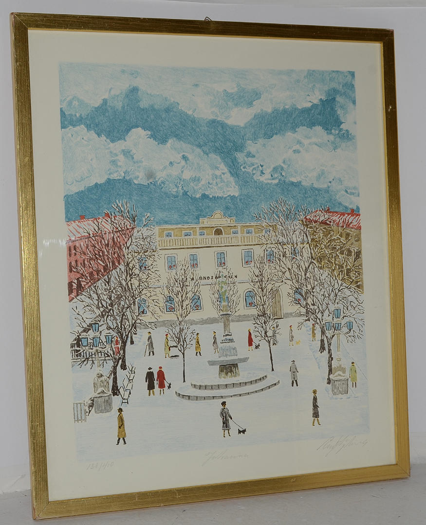 OIDENTIFIERAD KONSTNÄR. Johanna i brunnsparken.