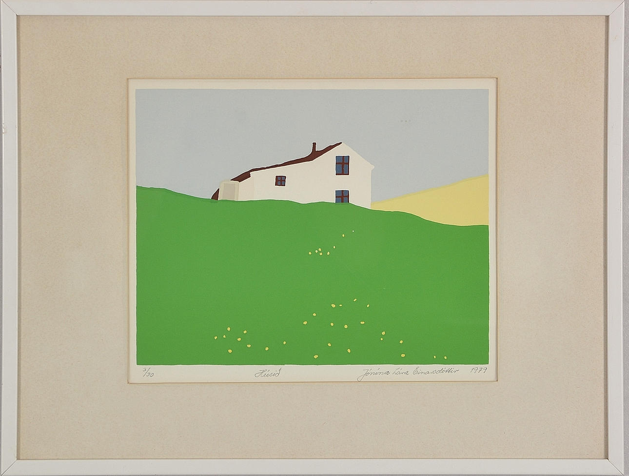 JONINA LARA EINARSDOTTIR. Serigrafi.