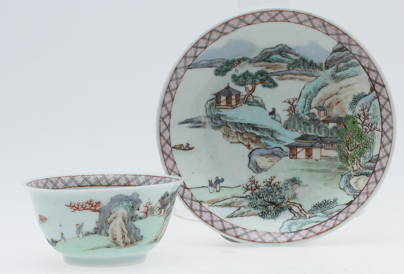 KOPP MED FAT, Kina, 1700-tal.