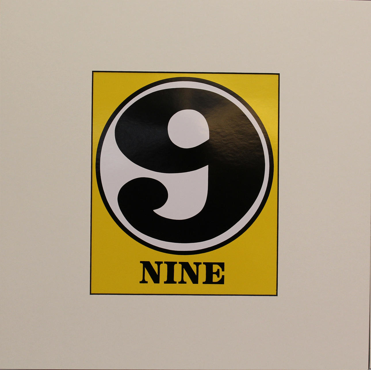 ROBERT INDIANA. "Numbers - Nine". Färgserigrafi. Osignerad.