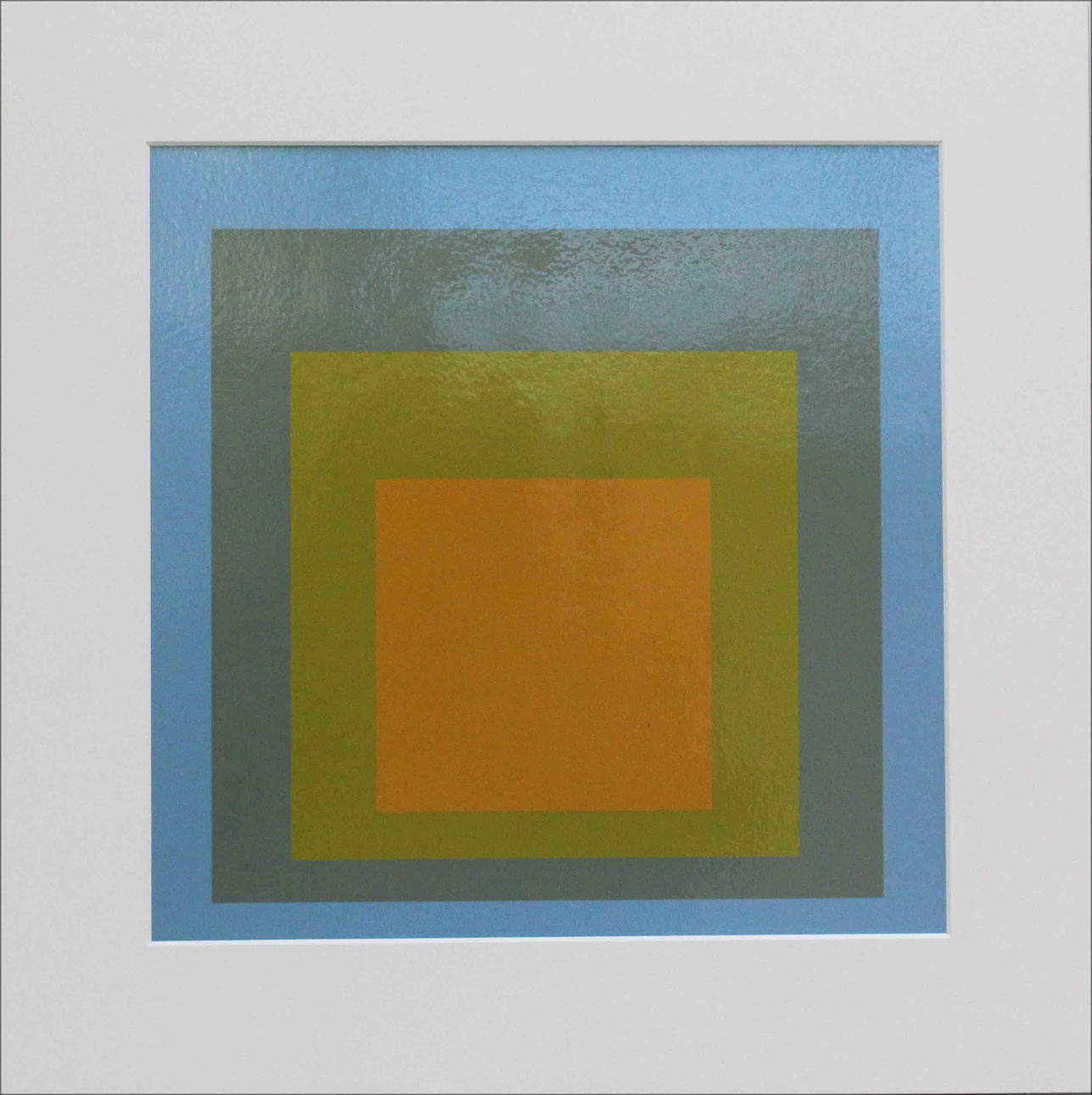 JOSEF ALBERS. Homage to the Square 4/13. Osignerad.