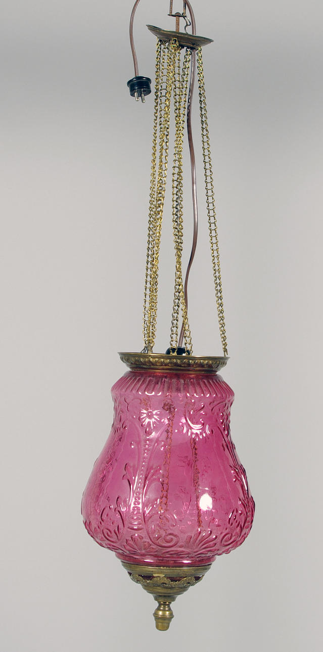 MÅNSKENSAMPEL, glas, mässing.