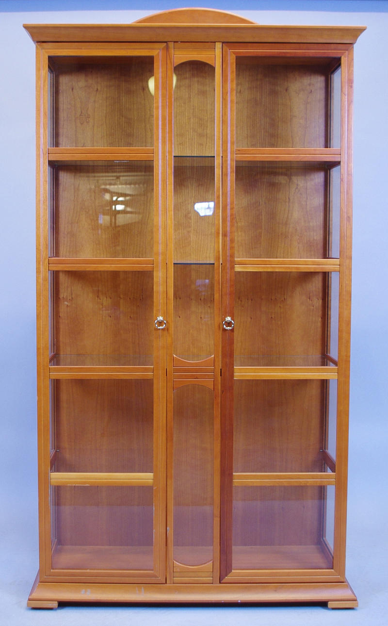 VITRINSKÅP, mahogny, 1900-tal.