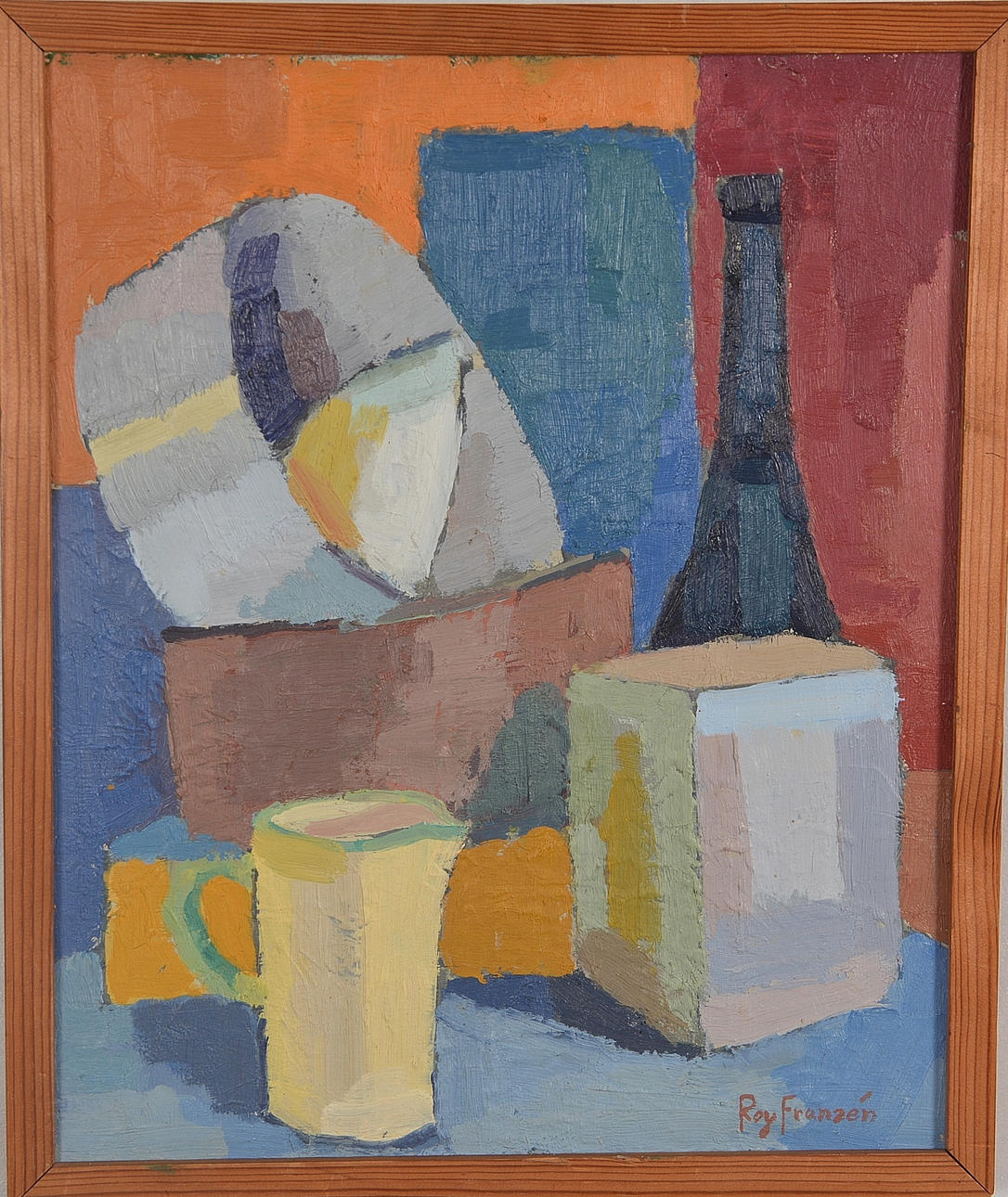 ROY FRANZÉN. Óleo sobre Tabla.