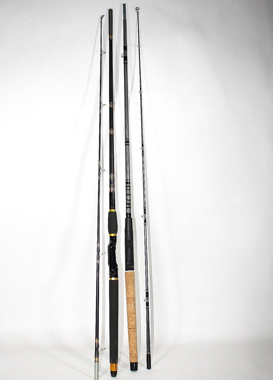 FISHING ROD, 2 pcs ABU, Diplomat 662 zoom and Striper 132S