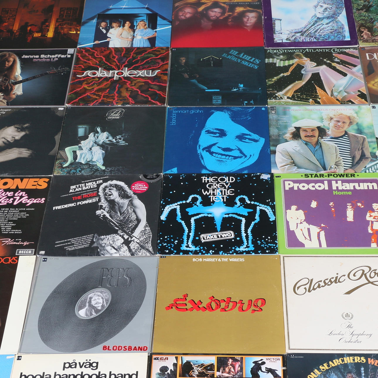 LP-levyt, 78 kpl. 1900-luku.