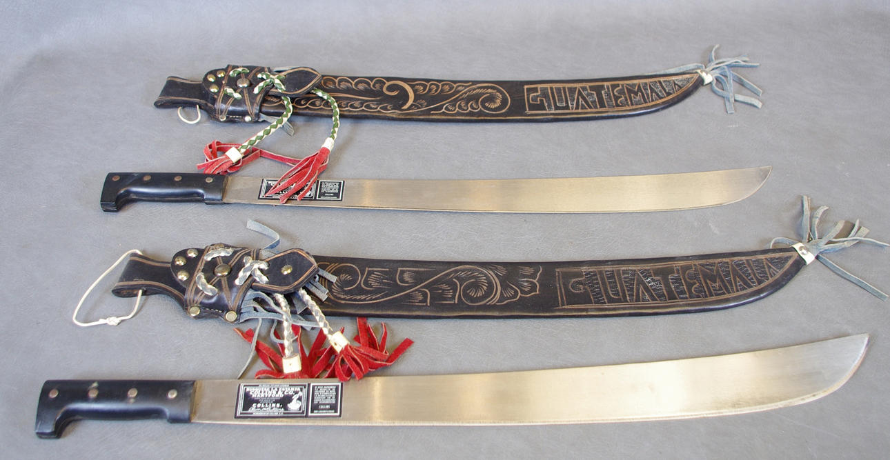 MACHETES, 1 par, Guatemala.