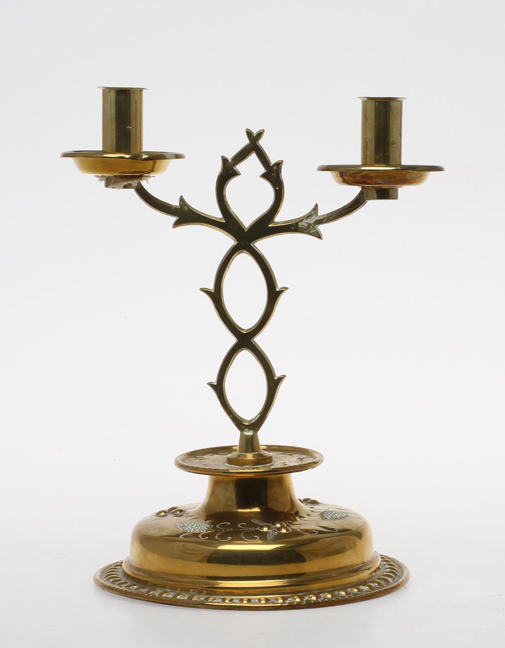 LJUSSTAKE, sk Blekingestake, mässing.