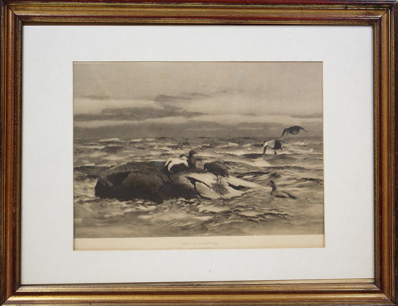 BRUNO LILJEFORS. tryck, " Ejdrar ".