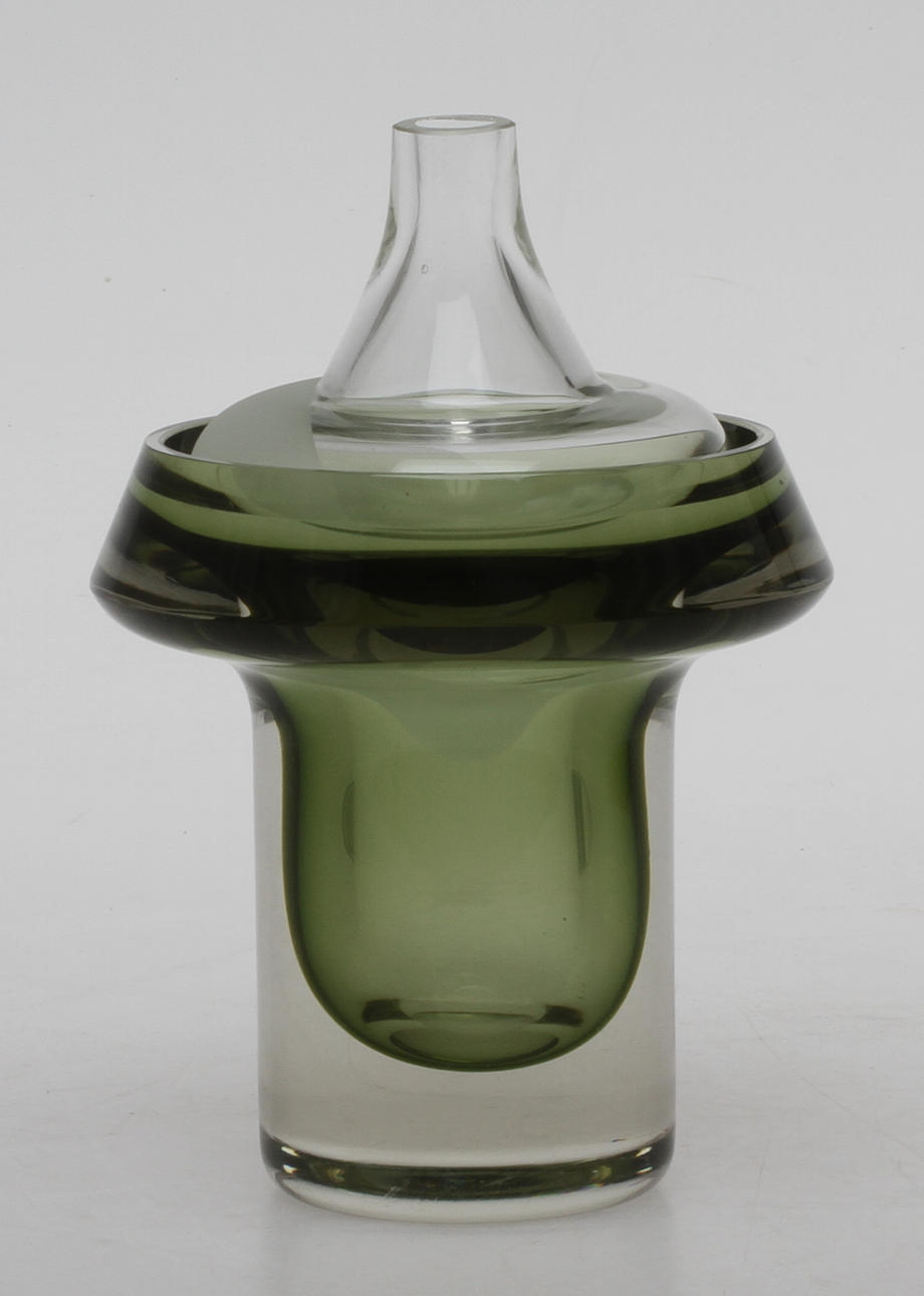 DUBBELVAS, glas, Kaj Franck Nuutajärvi Notsjö Nuutajärvi.