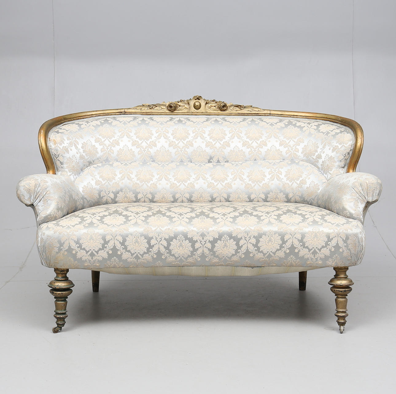 SOFA, Rococo style, circa 1900.