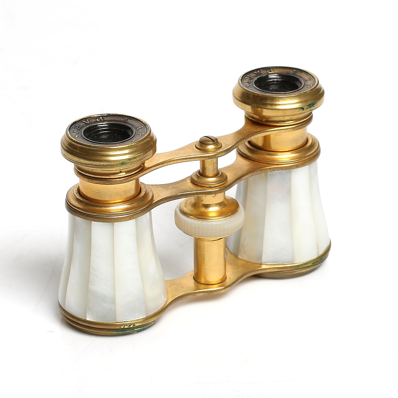 THEATERFERNGLAS, Messing und Perlmutt, "Iris", Paris. 18 / 1900.