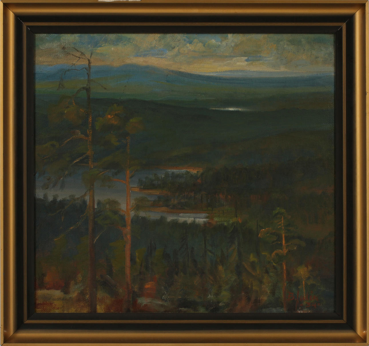 BJÖRN JULIN. Olja på duk, signerad.