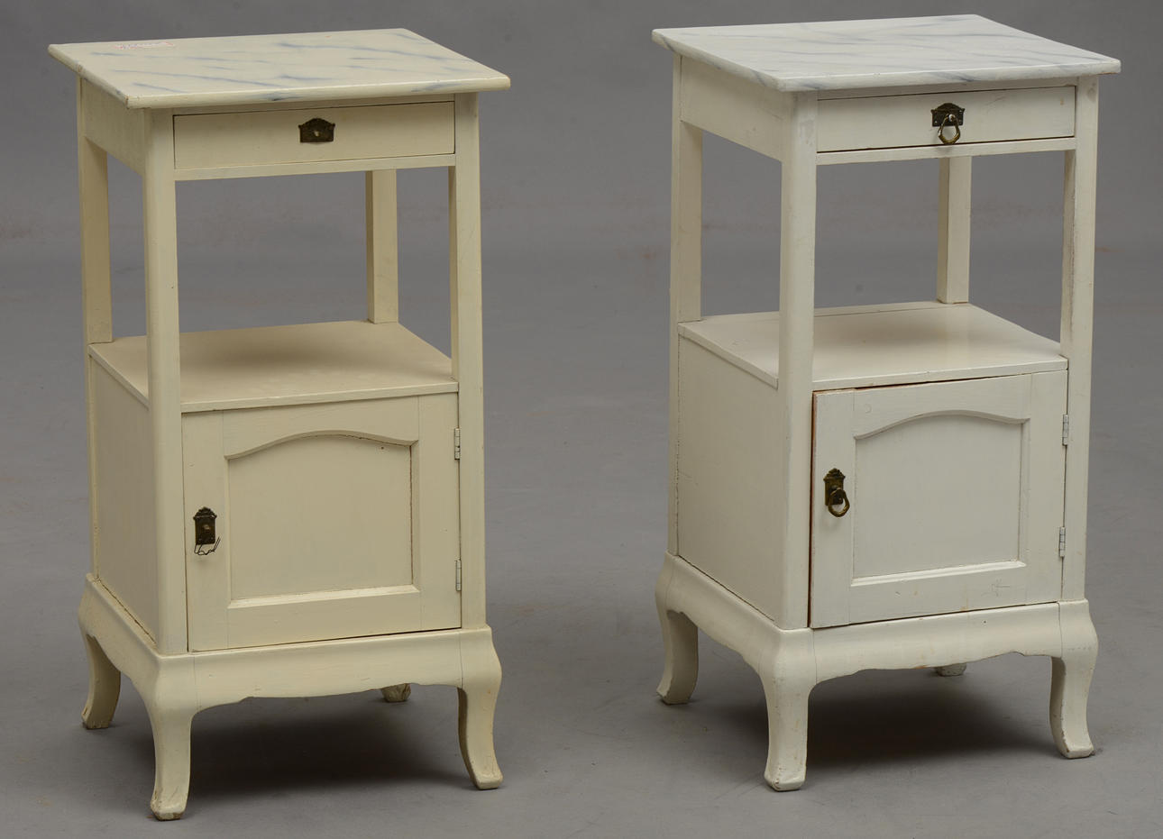 POTTSKÅP, 2 st, 1900-tal.