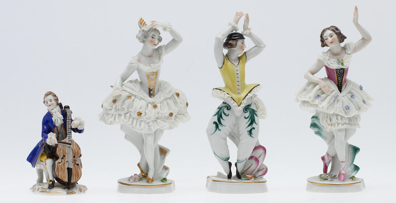 FIGURINER, 4 st, Dresden.