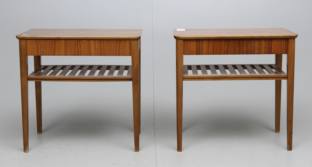 NATTBORD, ett par, 1940/50-tal.