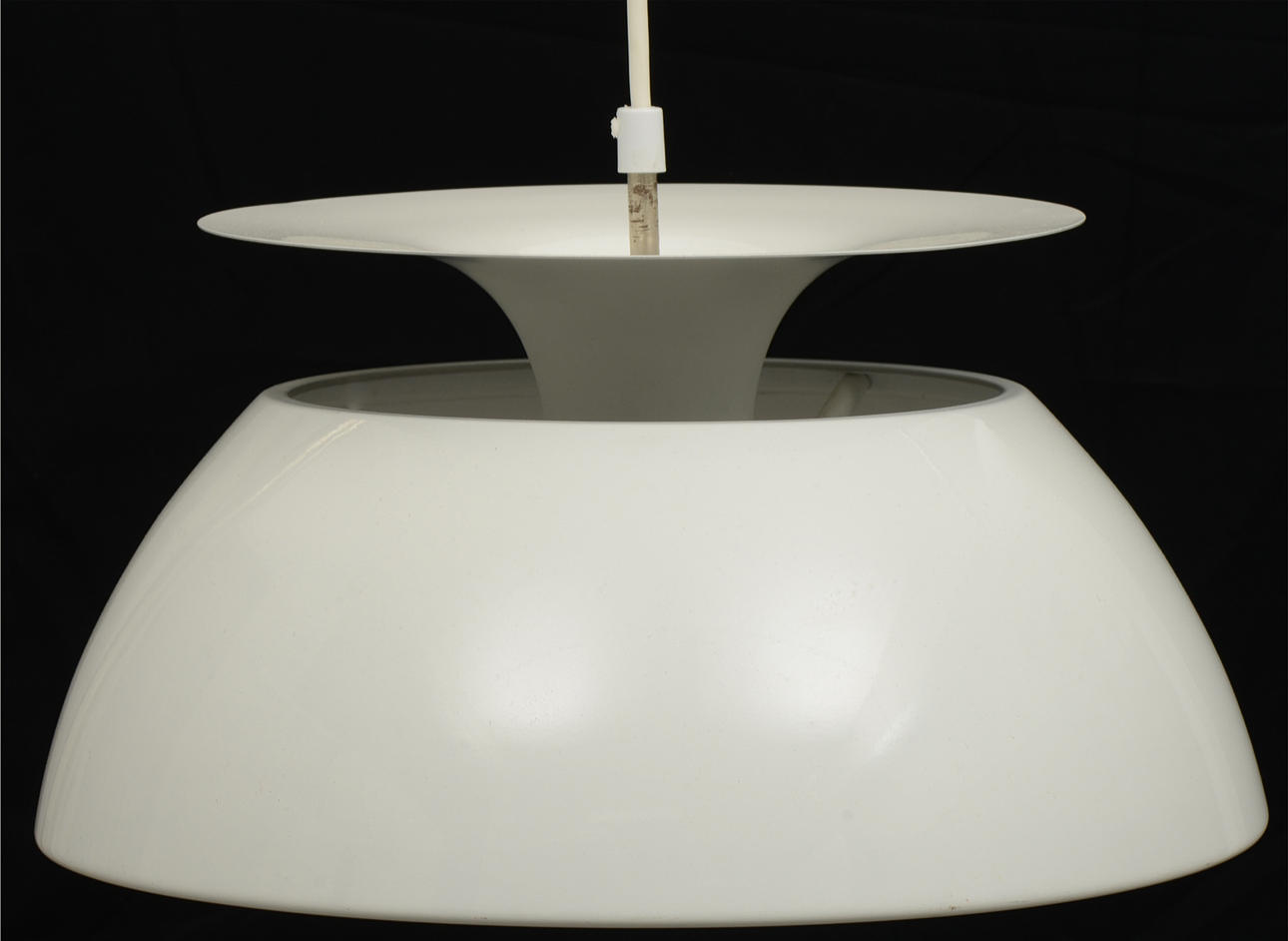 TAKLAMPA, "Jutlandia Pendel", Kastrup-Holmegaard. Höjd 25 cm.