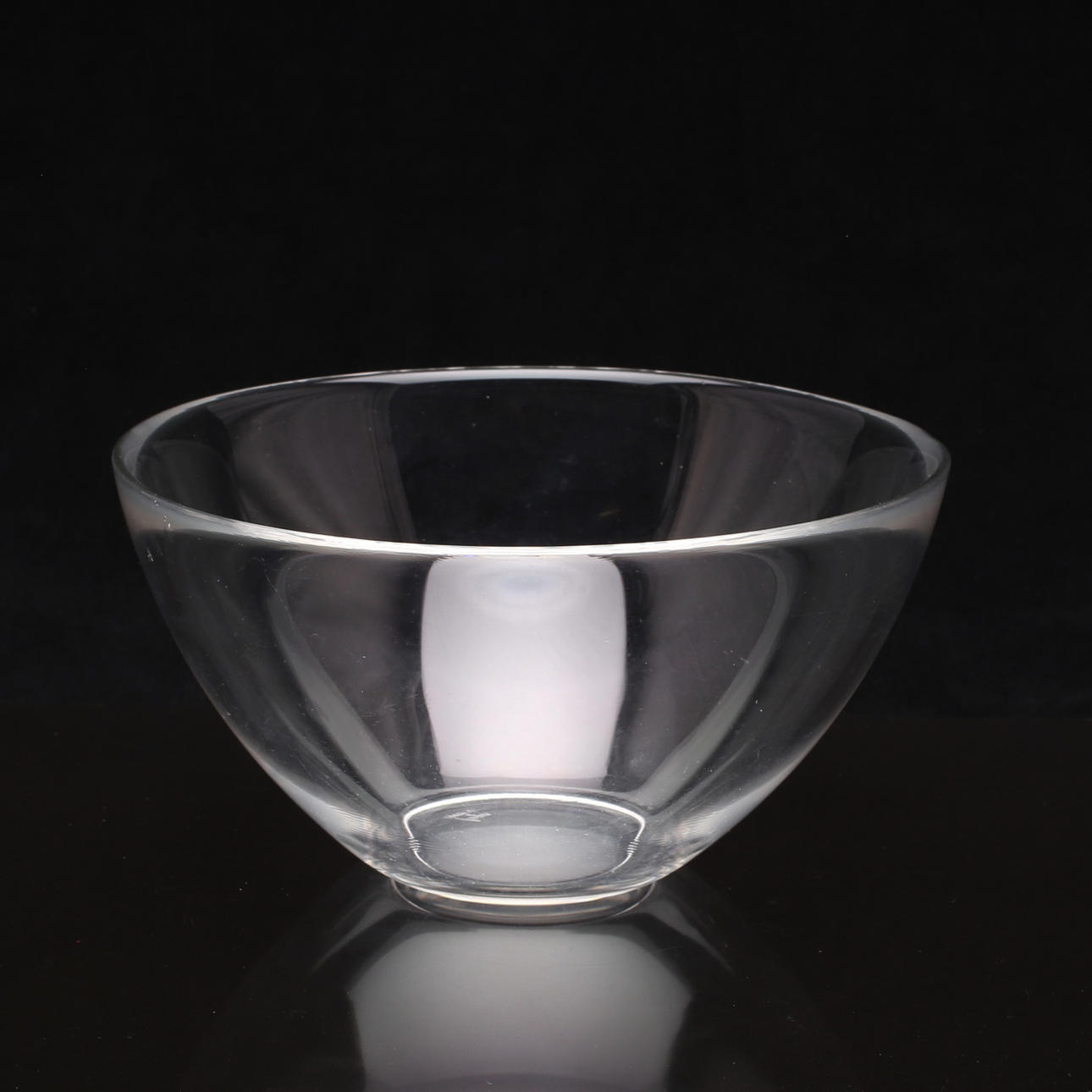 CUENCO de vidrio, "Fuga", Orrefors.