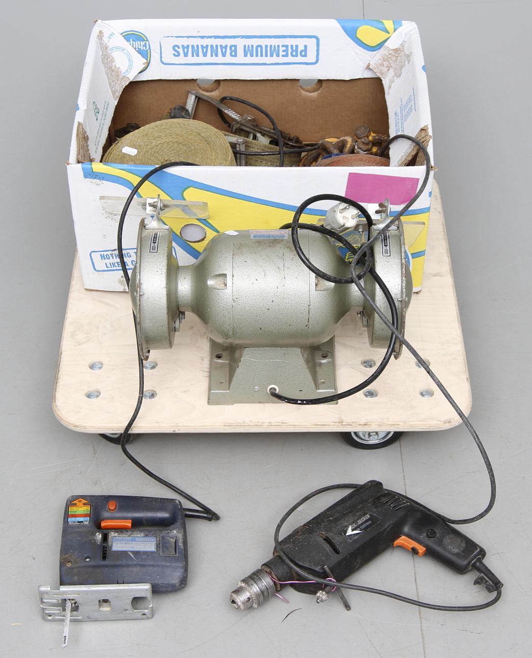 ELVERKTYG och SPÄNNBAND.