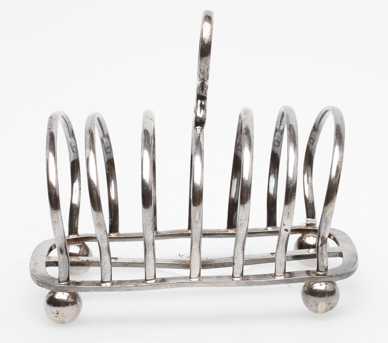 TOASTSTÄLL, Queens plate, Mappin Brothers, England.