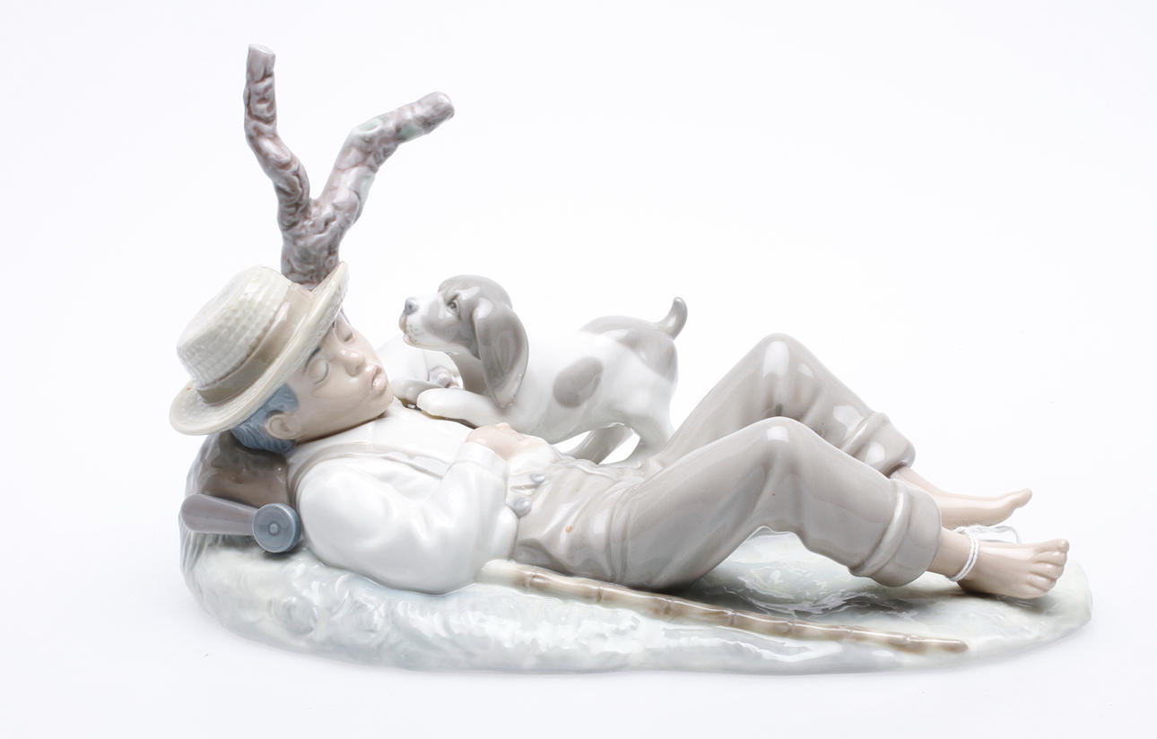 FIGURIN, porslin, Spanien, 1900-tal.