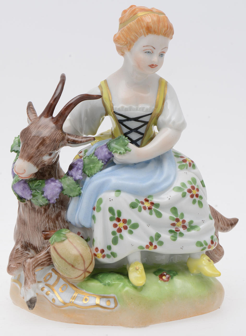 FIGURINER, 4 st, Dresden, 1900-tal.