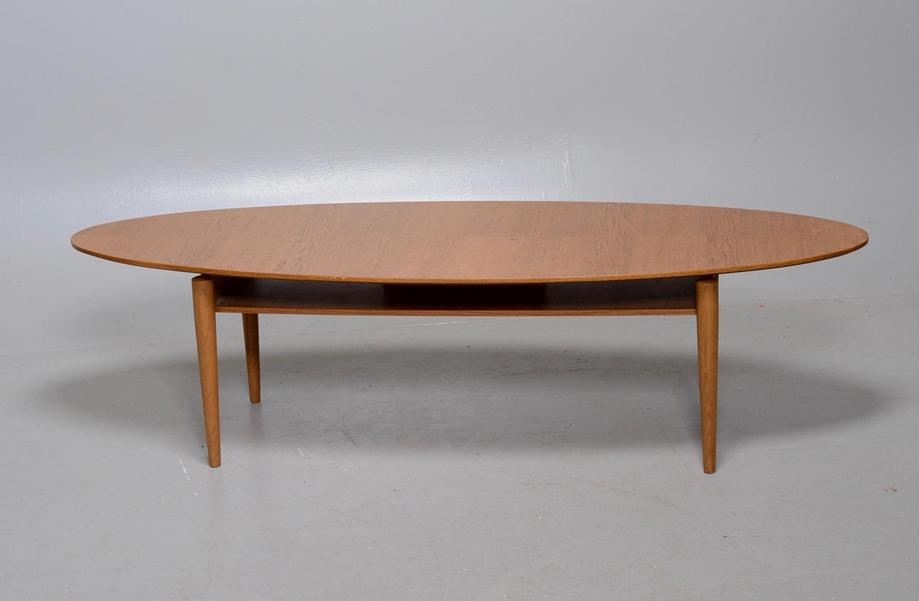 TEAKBORD, ovalformad.