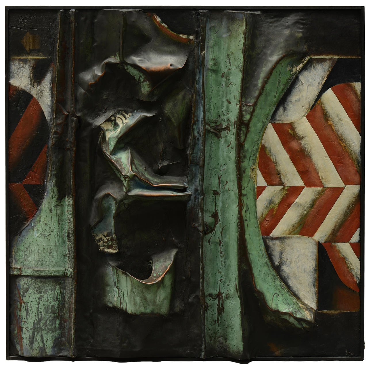 GINO SCARPA. Olja på koppar. Signerad.