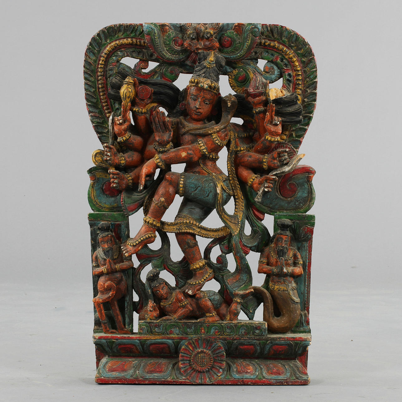 FIGUR, dansande Shiva, natorya?, 1900-tal.