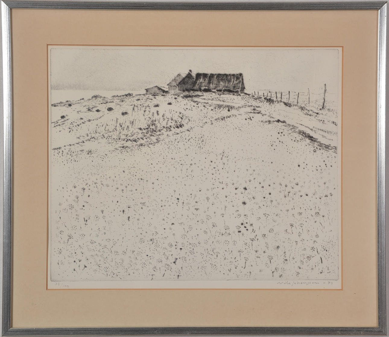 NILS JOHANSSON. Etsning.