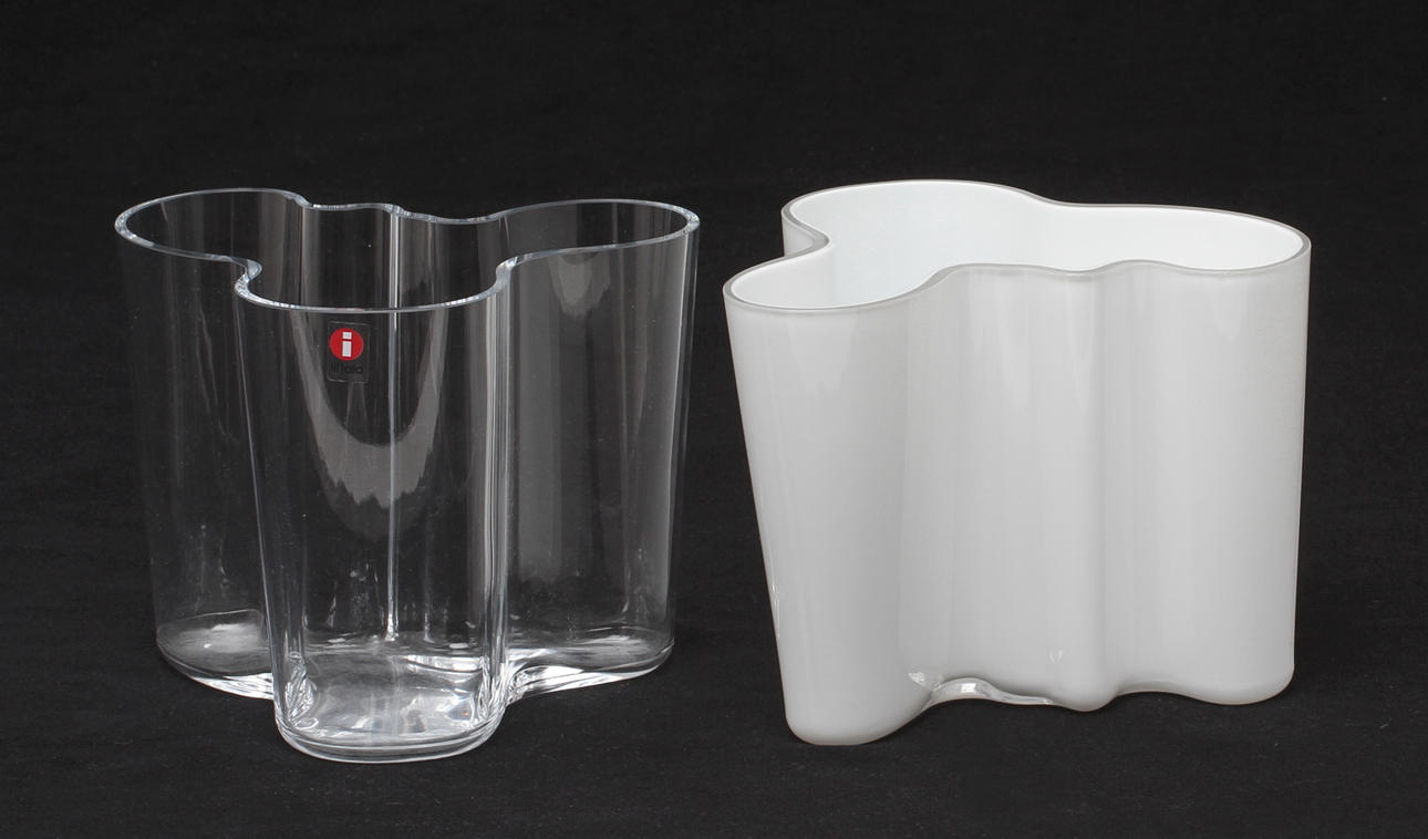 VASER, 2 st, Alvar Aalto, Iittala.