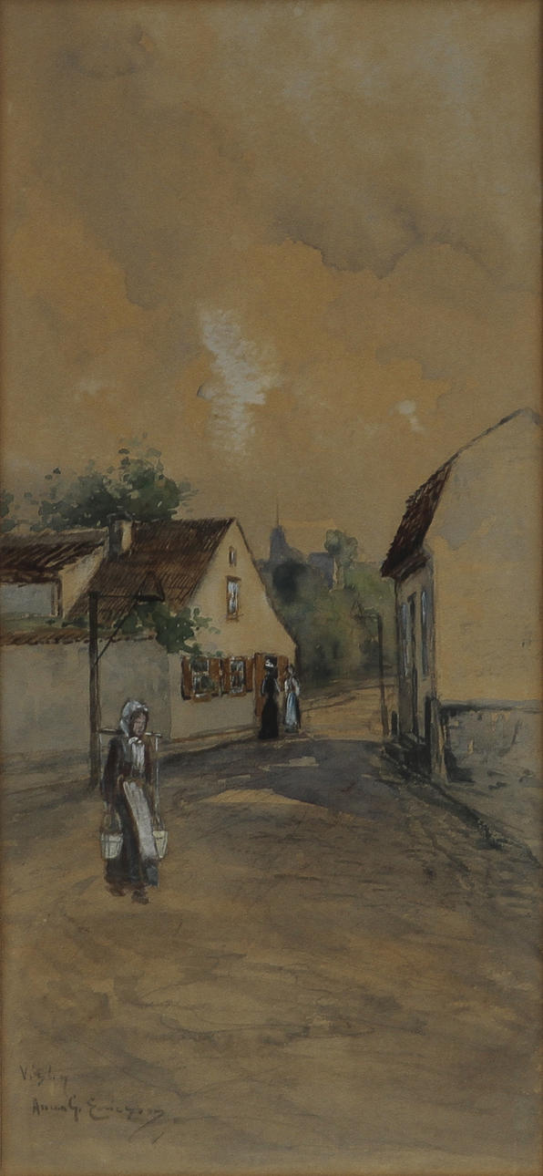 ANNA GARDELL ERICSON (1853-1939). blandteknik, sign.