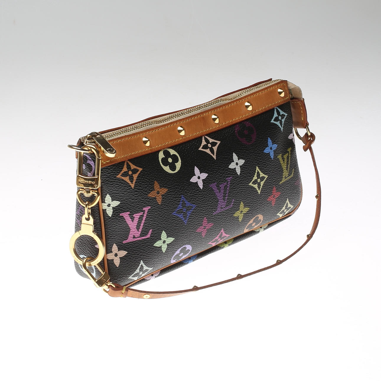 VÄSKA, Black multicolor Pochette, Louis Vuitton.