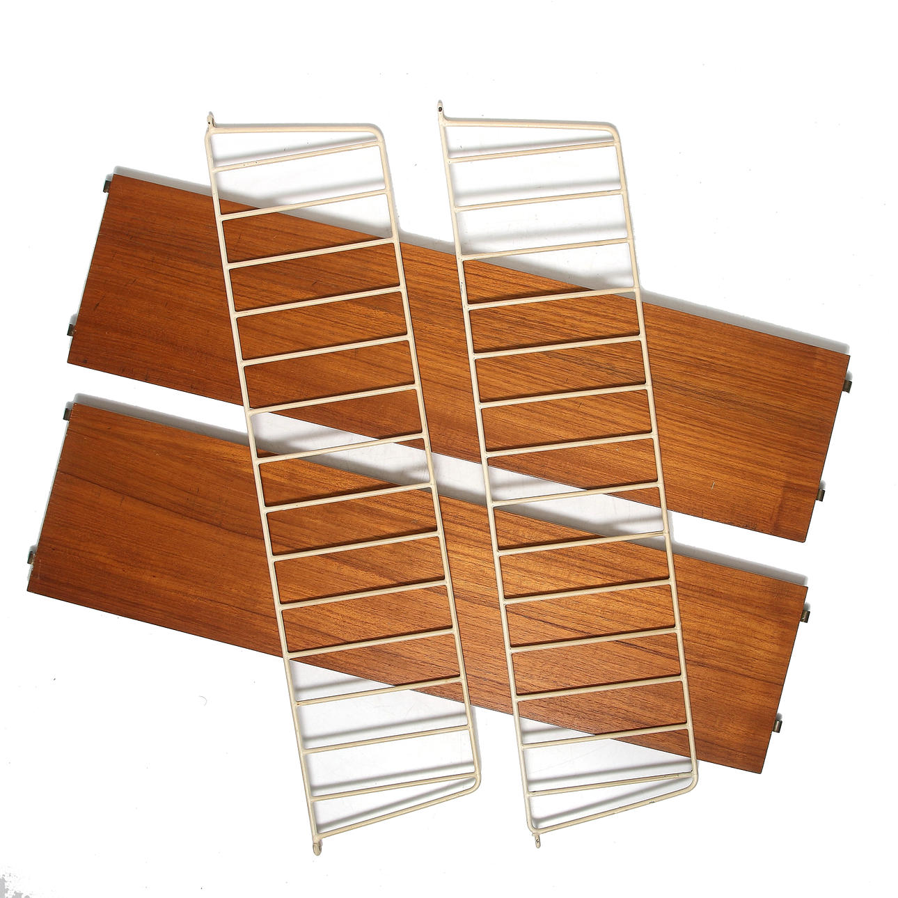 HYLLA, 4 delar, stringtyp, laminerat trä, 1900-tal.