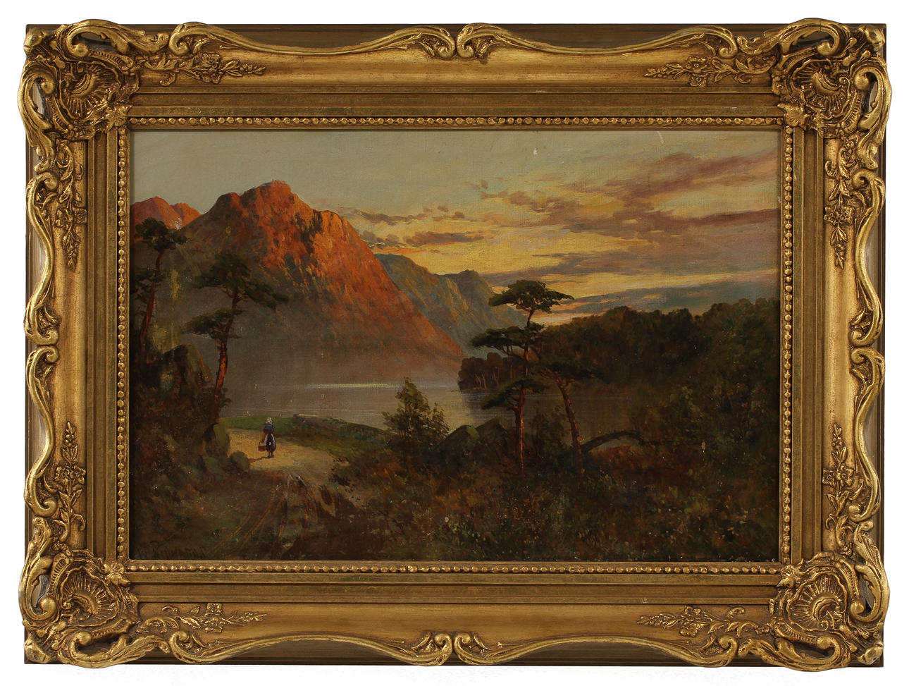 OKÄND KONSTNÄR, olja på duk, England, 1800-tal.