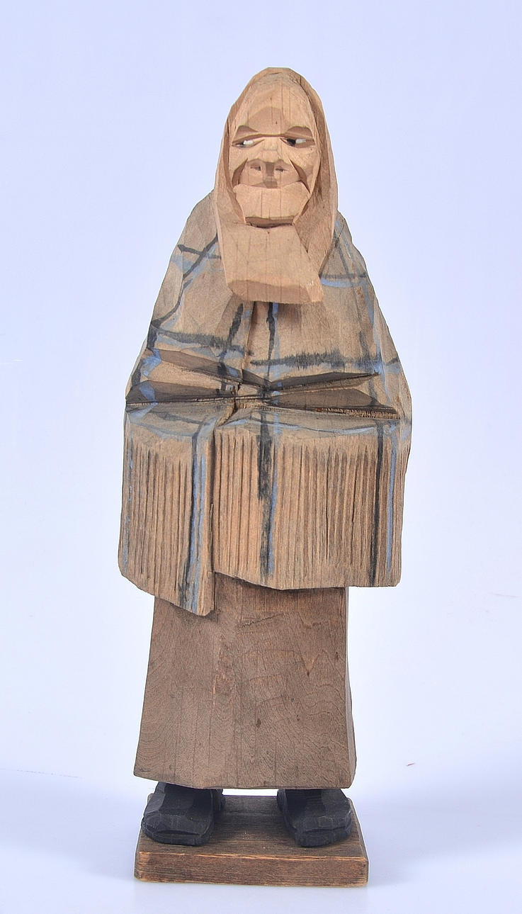 CARL JOHAN TRYGG. Träfigur, 1925.