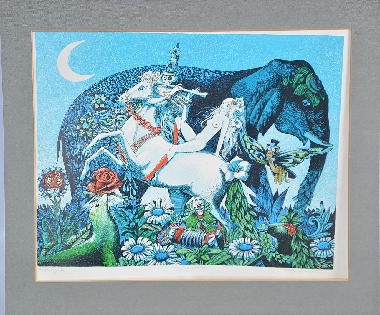 HANS ARNOLD. Farblithographie.