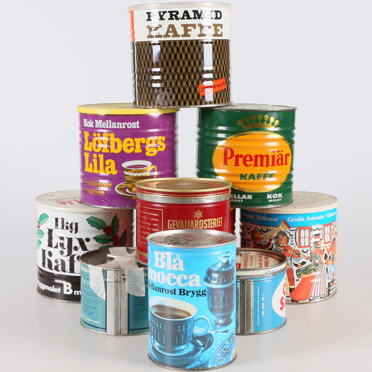 TÖLKIT, 10 kpl. Kahvi, 1900-luku.