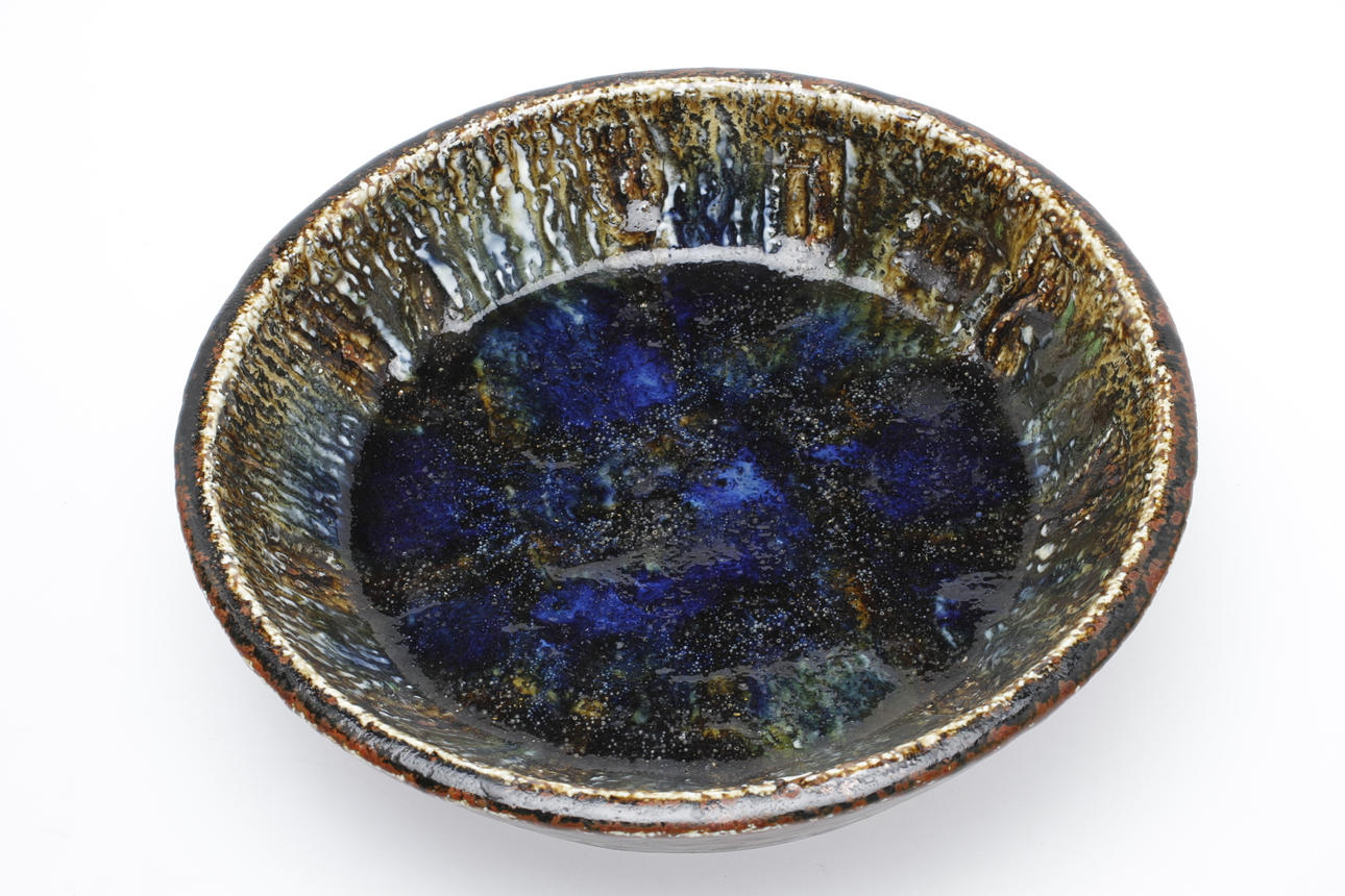 SKÅL, stengods, Carl Harry Stålhane, Rörstrand, sign. och dat. 66.