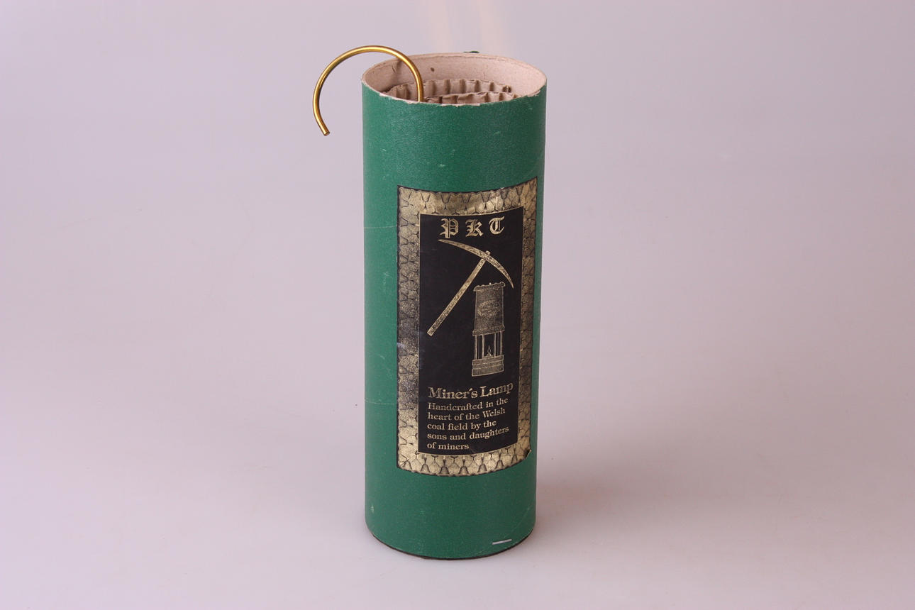 MINING LAMP, ( Miner's Lamp ), brass, Aberaman Colliery.